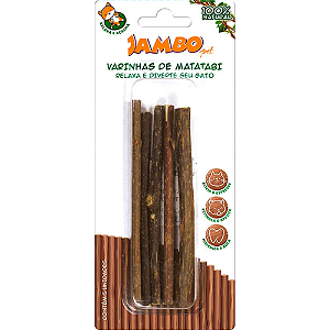 Brinquedo Jambo Pet Varinhas de Matatabi Para Gatos
