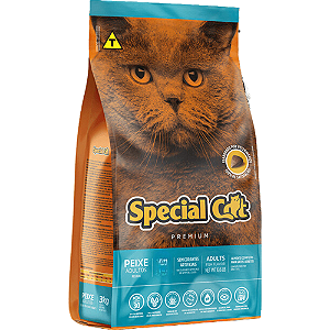 Ração Special Cat Premium Para Gatos Adultos Sabor Peixe