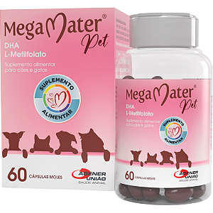 Mega Mater Pet Para Cães e Gatos - 60 Cápsulas