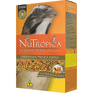 Ração Farinhada Nutrópica Para Trinca-Ferro com Mel, Ovos e Frutas - 300 g