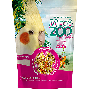 Ração Megazoo Para Calopsitas Mix Tropical