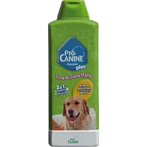 Shampoo Pró Canine Plus 2 em 1 Erva de Santa Maria Para Cães - 700 ml