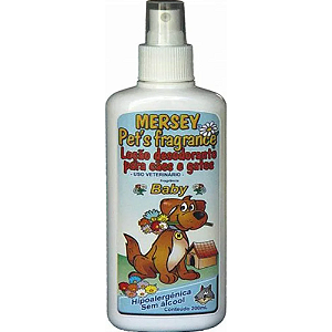 Loção Desodorante Mersey Pet´s Fragrance Baby Para Cães Adultos e Filhotes - 200 ml