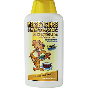 Condicionador Mersey Rinse Para Cães - Desembaraçador Com Lanolina - 500 ml