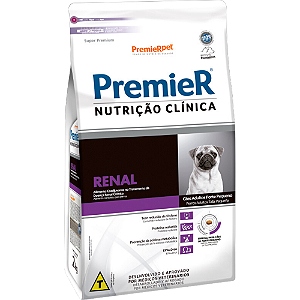 Ração Premier Nutrição Clínica Renal Para Cães de Porte Pequeno