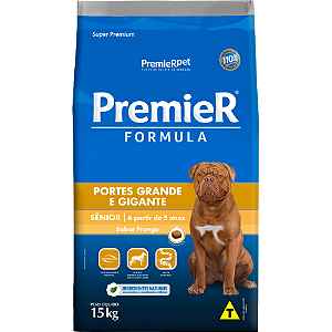 Ração Premier Fórmula Sênior Para Cães Adultos de Raças Grandes Sabor Frango - 15 Kg