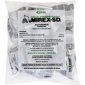 Isca Formicida Mirex-SD - 10 Pacotes de 50 g