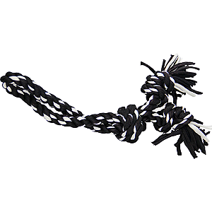Brinquedo Mordedor Napi Corda Black Três Nós Para Cães - Cores Variadas