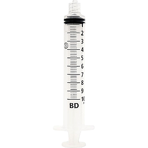 Seringa Descartável BD Sem Agulha - 10 ml