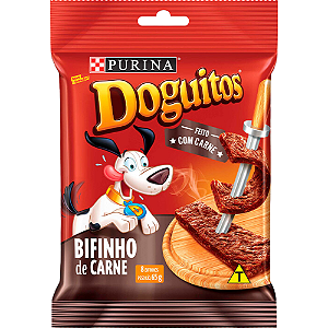 Bifinho Doguitos Para Cães Sabor Carne - 65 g