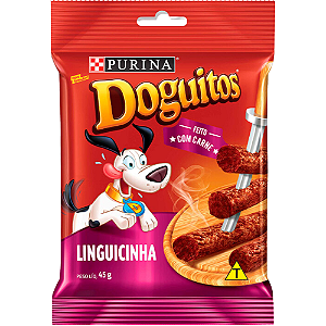 Petisco Doguitos Para Cães Sabor Linguicinha - 45 g