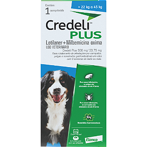 Credeli Plus 900 mg Para Cães de 22 a 45 Kg - 1 Comprimido