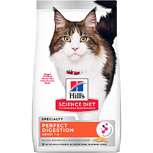 Ração Hills Prescription Diet Perfect Digestion Para Gatos Adultos - Digestão Perfeita - 1.58 Kg