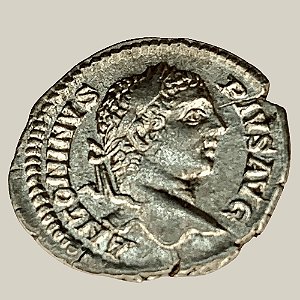 Denário de Prata, Império Romano - Ano: 209 DC - Imperador Caracalla