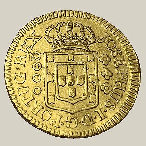 Moeda de Ouro de 2.000 Réis, Brasil Colônia - Ano: 1773 - Rei José I