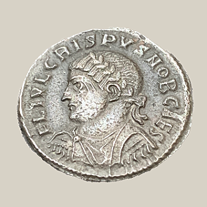 Fólis AE3 - Império Romano - Ano: 326DC - Imperador CRISPUS