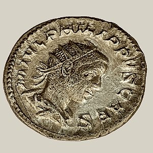 Antoniniano de Prata, Império Romano - Ano: 245 - Imperador Filipe II