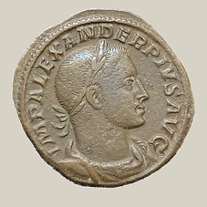 Sestércio, Império Romano - Ano: 232 - Imperador Severus Alexander