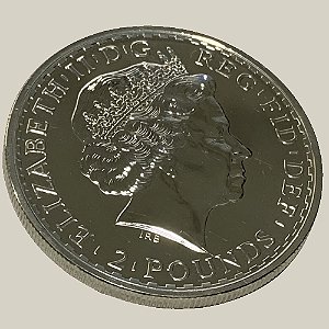 Moeda de Prata de 2 Libras - Reino Unido - Ano: 2012 - Rainha Isabel II