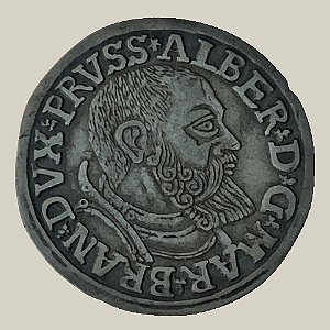 3 Groschen de Prata, Prússia - Ano: 1540 - Albert de Brandenburg