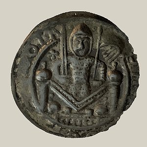 Brakteat de Prata, Brandenburg - Ano: 1170-1184 - Otto I