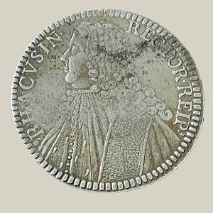 Moeda de Prata de 1 Tallero - República de Ragusa - Ano: 1766