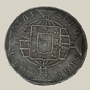 Moeda de Prata de 960 Réis (Patacão), Brasil Reino Unido - Ano: 1819 R - Rei João VI