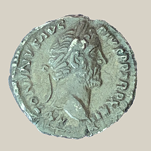 Denário de Prata, Império Romano - Ano: 158-159 DC - Antonino Pio
