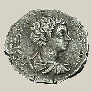 Denário de Prata, Império Romano - Ano: 200-202 DC - Geta