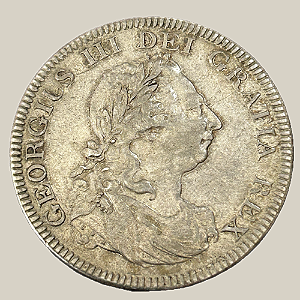 Moeda de Prata de 1 Dólar - Reino Unido - 1804 - George III