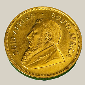 Moeda de ouro, Krugerrand 1Oz (1974), África do Sul