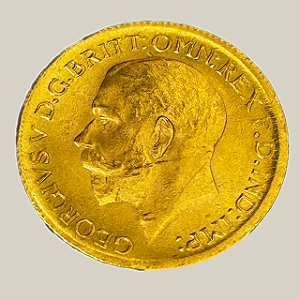 Moeda de ouro, Libra (1911C), Canadá, George V