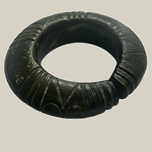 Bracelete Tribal Africano, Protomoeda Bassa – Libéria – África Ocidental, Séc. XX