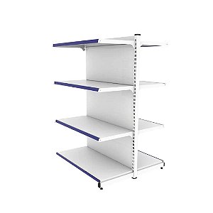 Gôndola Continuação de Centro 140 40x30 - Base + 3 Band - Branco
