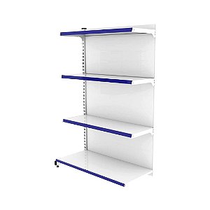 Gôndola Continuação de Parede 140 40x30 - Base + 3 Band - Branco