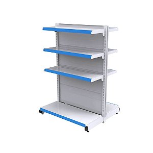 Gôndola Inicial de Centro 140 50x40 - Base + 3 Band - Branco