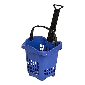 Cestas Plásticas com Rodinhas