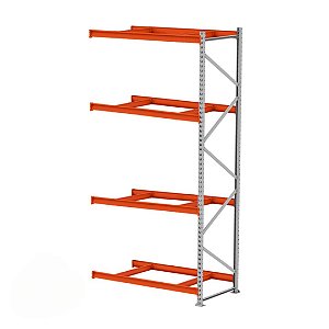 Mini Porta Pallet Continuação 500KG Com 4 Longarinas 3000X1200X800 Sem Band
