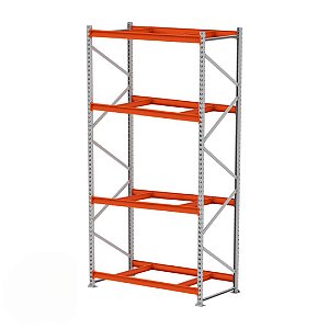 Mini Porta Pallet Inicial 500KG Com 4 Long 3000X1200X800 Sem Band