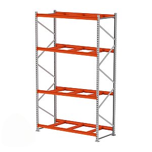 Mini Porta Pallet Inicial 500KG Com 4 Long 3000X1800X800 Sem Band