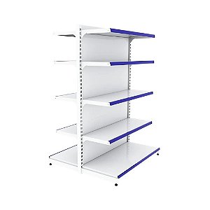 Gôndola Inicial de Centro 1,70m - Bandeja 40/30cm | Fabricante Forte Gôndolas