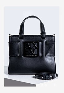 Bolsa Feminina Media de mão Armani Exchange- preta