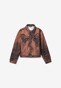 Jaqueta Masculina Jeans Camperlab - Marrom/Preto