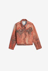 Jaqueta Masculina Jeans Camperlab -Laranja Médio