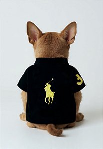 POLO RALPH LAUREN roupa de cães e gato - roupas de pet unisex - preto