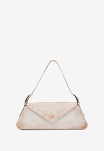 CAMPERLAB Bolsa de couro feminina - vermelho-branco