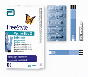 Tiras de Glicemia Embaladas individualmente FreeStyle Optium Neo H Abbott