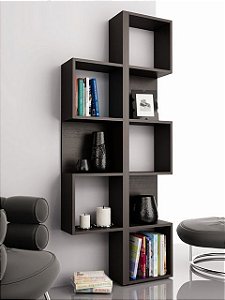 Estante de Nichos para Livros - Decore e Organize o Ambiente - 100% MDF - Escolha sua cor!