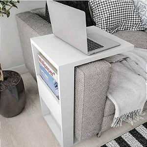 Mesa lateral de sofá para Notebook - 100% MDF - Escolha sua cor