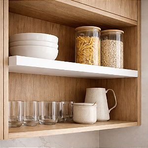 Prateleiras para Armários Sob Medida em MDF – Prateleira Interna Personalizada – Escolha sua Cor